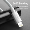 Lot de 2 Câbles Lightning Baseus 2.4A - Charge Rapide et Synchronisation - Blanc image 3