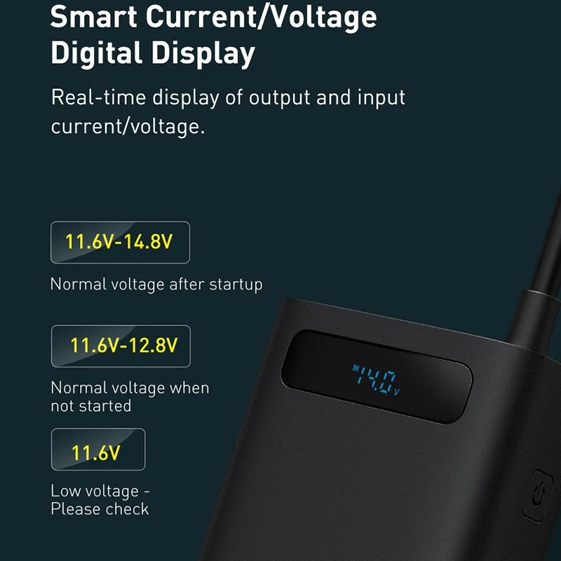 Onduleur de Voiture Baseus 150W 220V – Convertisseur DC 12V à ACimage 4