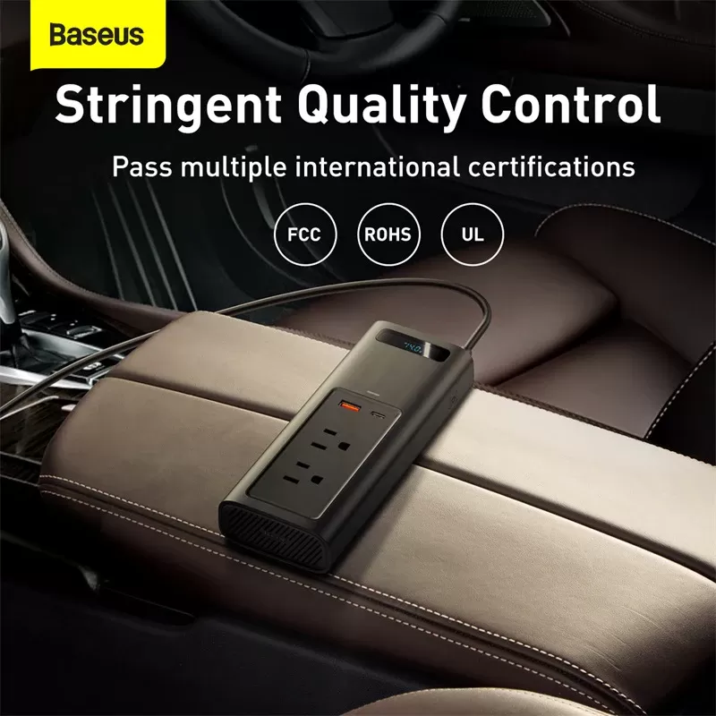 Onduleur de Voiture Baseus 150Wimage 4