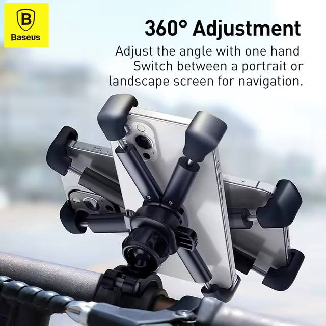 Support de Téléphone Baseus Universel pour Trottinette Électrique, Vélo, Motoimage 4