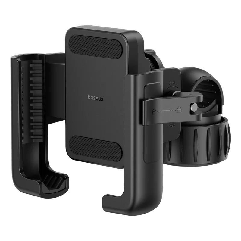 Support de Téléphone Vélo Baseus - Rotation 360°, Sécurisé & Antichoc image 1