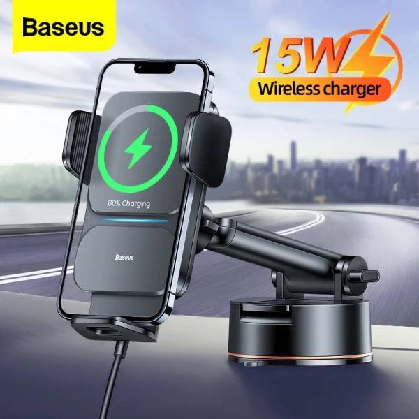 Support et Chargeur Magnétique Baseus de Voitureimage-2