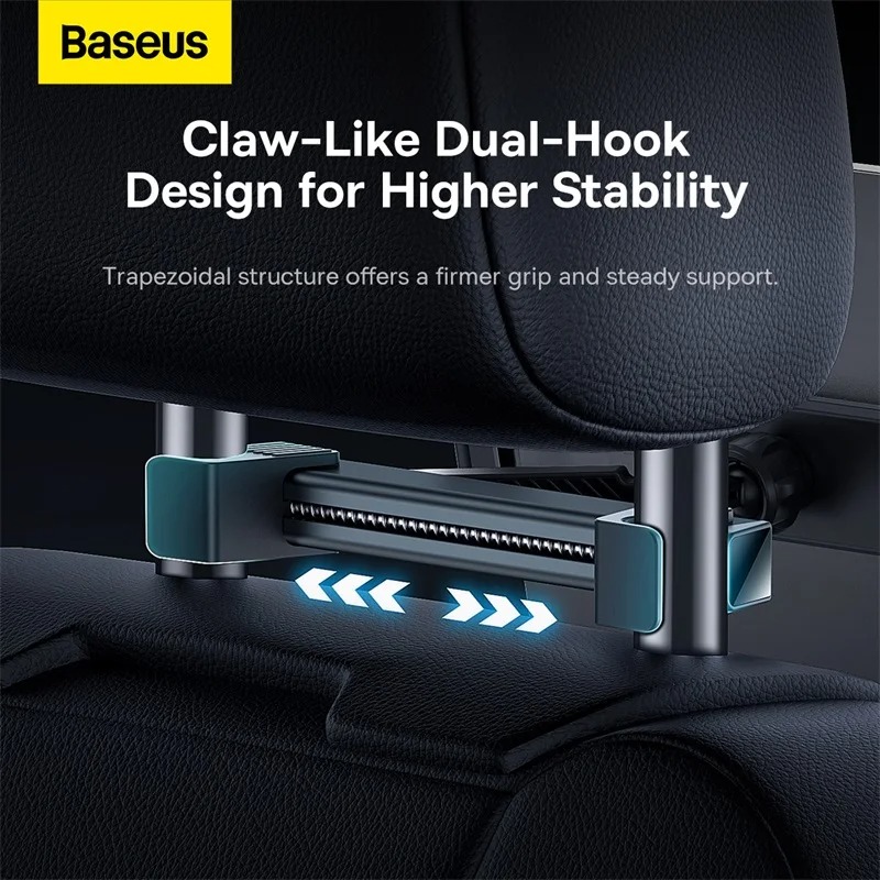 Support Tablette Voiture Baseus - Appuie-Tête - Universel 4.7-12.3 Pouces - iPad, Téléphoneimage 4