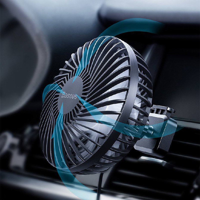 Ventilateur de Voiture Baseus USB 3 Niveauximage-2