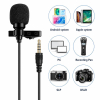 Microphone Lavalier 3,5mm Câble 2 Metres – Micro Cravate Omnidirectionnel avec Clip Solide pour Smartphone, PC & Caméra image 1