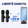 Microphone Sans Fil Boya BY-MW3 (iPhone, Type-C & Caméra) – Kit Audio Universel pour Smartphone, Appareil Photo & Vlogs image 3