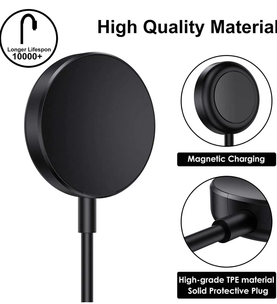 Câble de chargement magnétique USB pour montre Samsung Galaxy watch 5/4/3 active 1/2-3