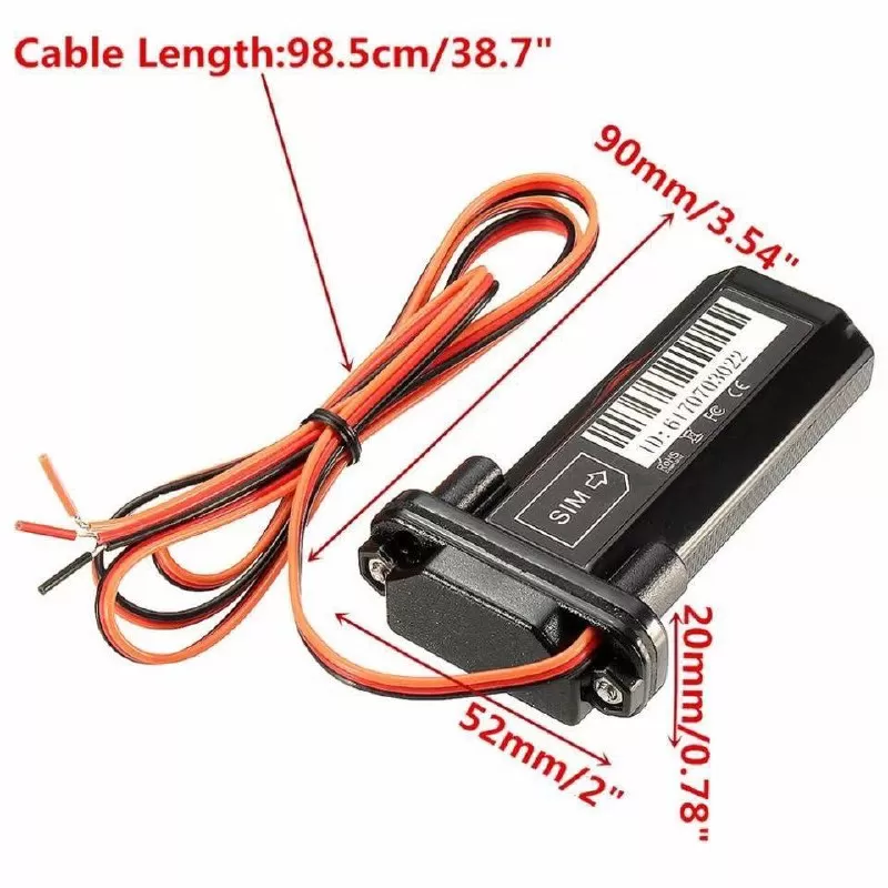 Localisation GPRS Mini Intégrée pour Voitures et Motos via GSM-1