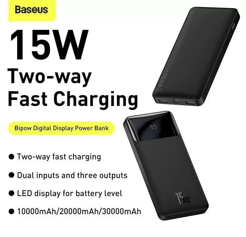 Baseus Bipow Power Bank avec 10000 mAh-0