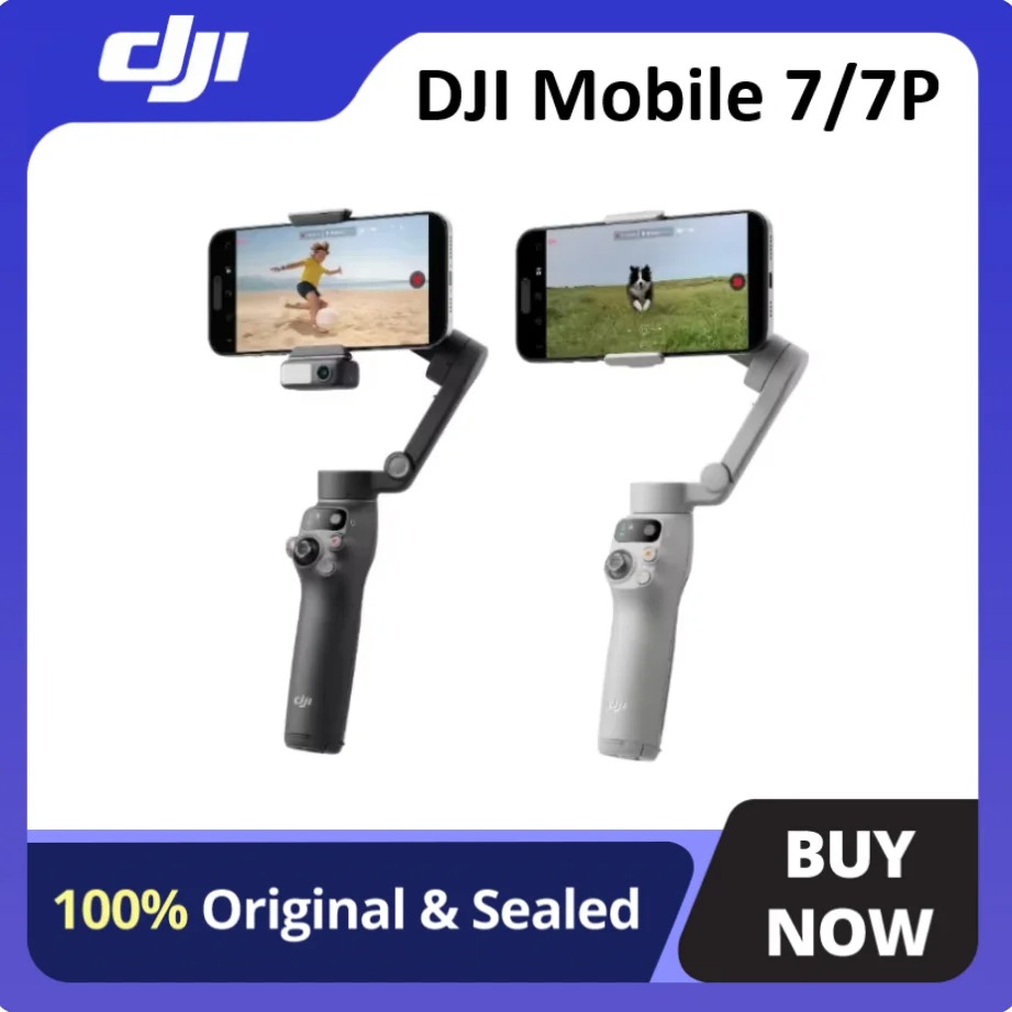DJI Osmo Mobile 7 Mobile 7P Smartphone Gimbal Stabilizer 3 Axis Mobile Phone Gimbal Original Brand New In Stock image 1