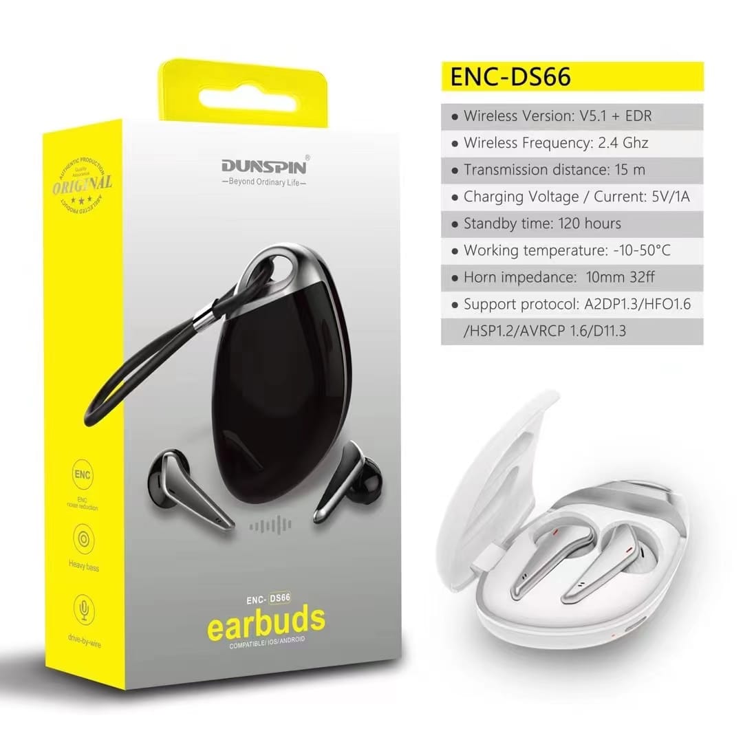 Écouteurs Bluetooth Sans Fil DUNSPIN ENC-DS66 image 3