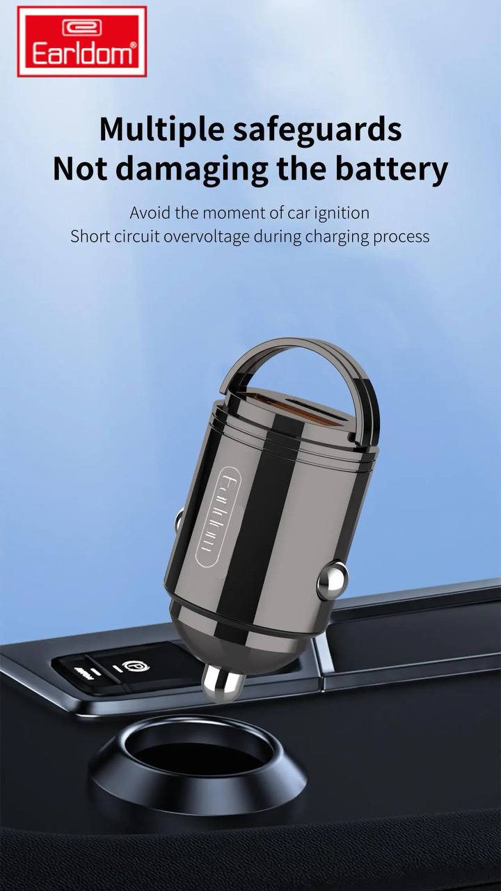 Allume-Cigare Earldom avec Charge Rapide 20W  image 3