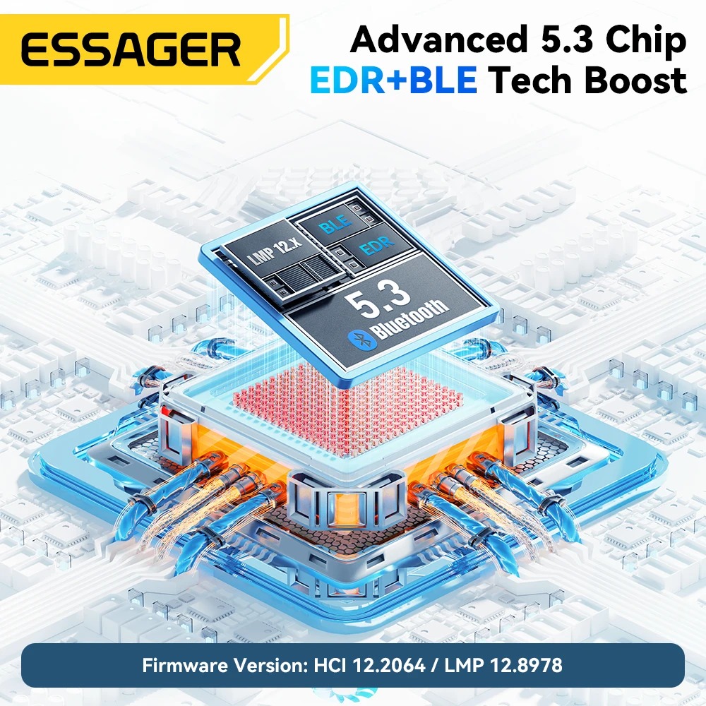 Adaptateur Dongle USB Bluetooth 5.3 Essager pour PC – Émetteur Récepteur Audio, Clavier, Souris & Enceinteimage-2