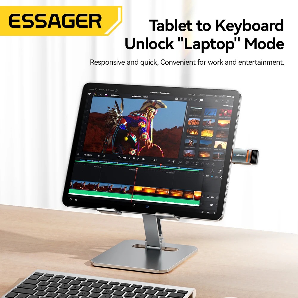Adaptateur OTG Essager USB 3.0 Multi-Connecteurs – Convertisseur Type-C, Micro USB & Lightning pour iPhone, Xiaomi & MacBook image 3