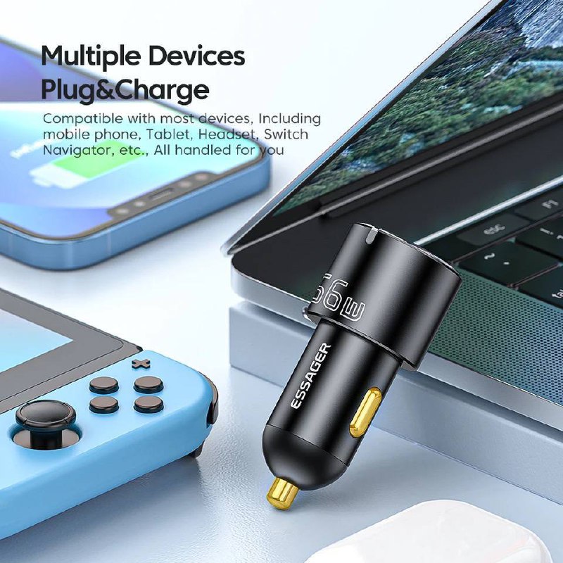 Allume-Cigare Essager avec charge rapide 66Wimage 4