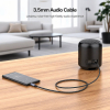 Câble Auxiliaire Jack 3,5mm ESSAGER EYP35-DYBOG (0,5m) – Câble Audio Hi-Fi Tressé Anti-Nœud pour Voiture, Casque, Enceinte & PC image 3