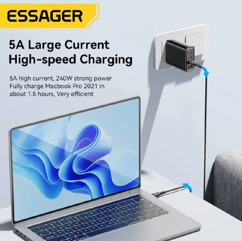 Câble Essager Super Rapide 240W image 3