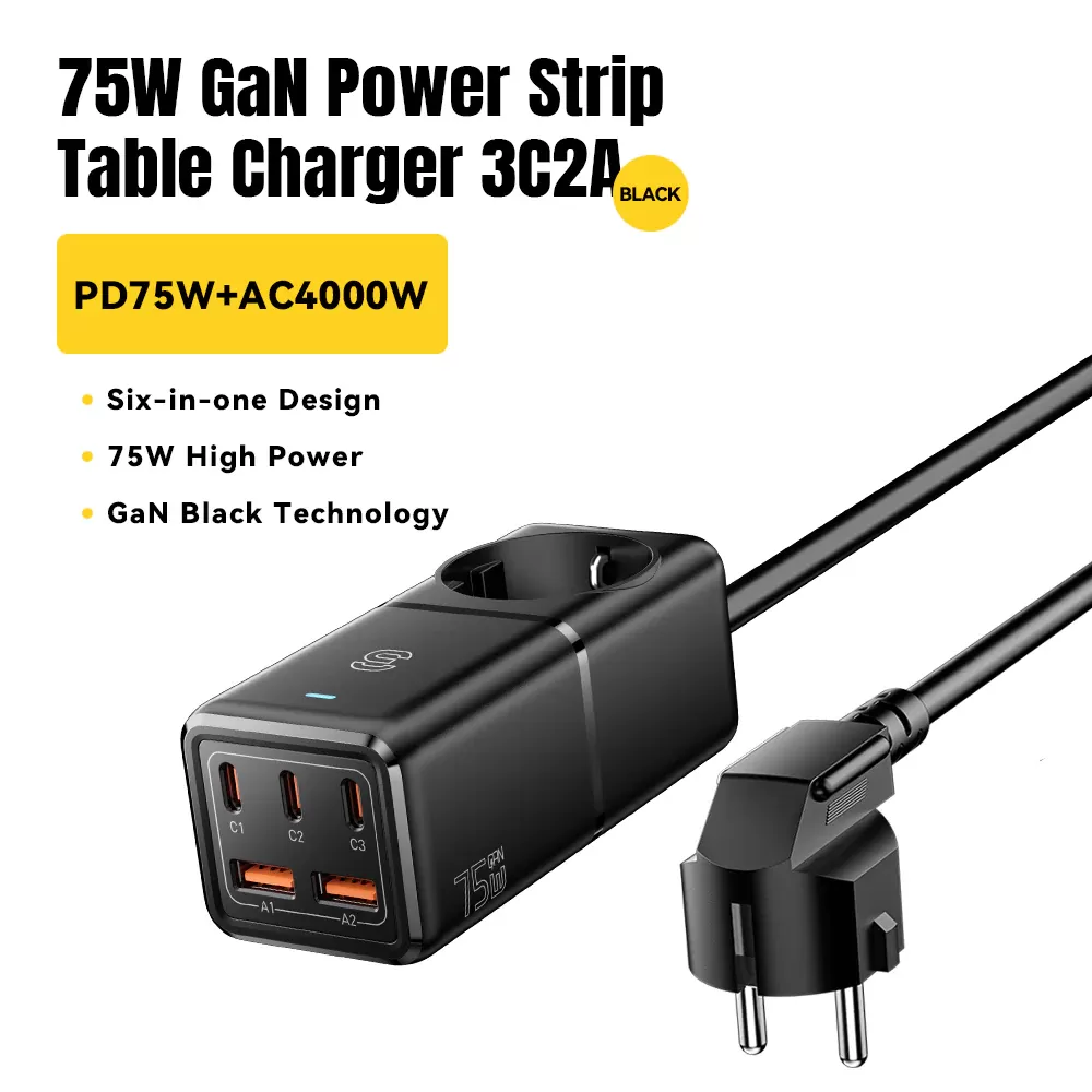 Chargeur de Bureau 75W avec 5 sortiesimage-2