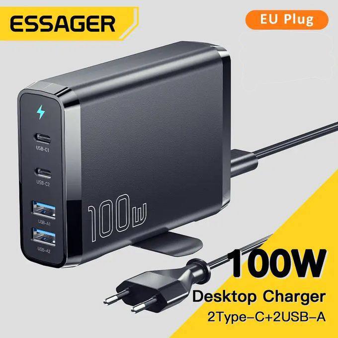 Chargeur de Bureau Essager GaN 100W  image 1