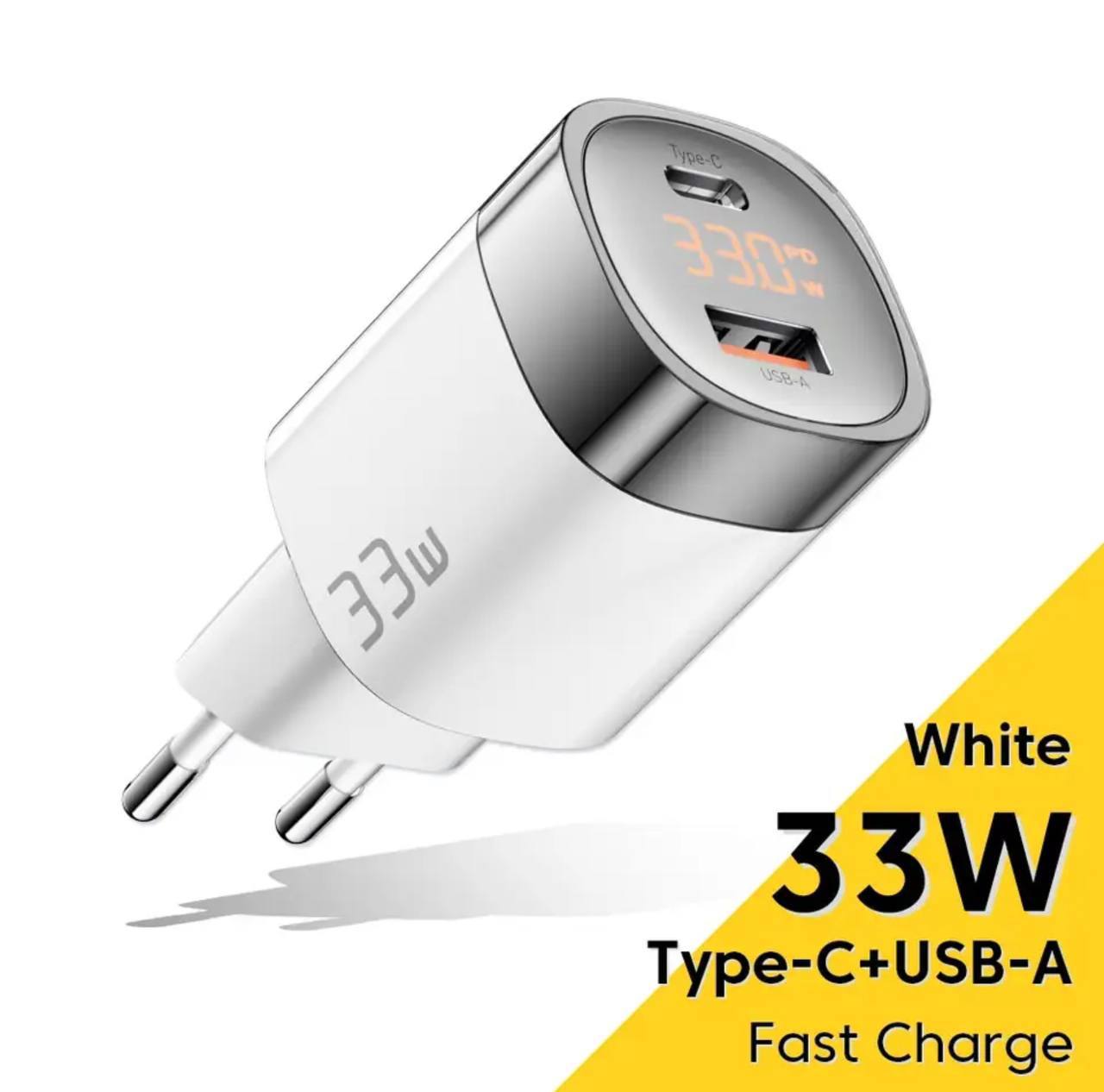 ESSAGER - Chargeur de Téléphone Essager GaN Charge Rapide 33W