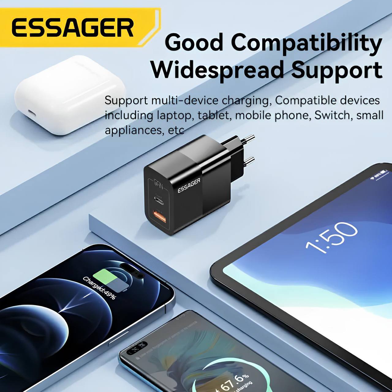 Chargeur Essager 33W avec Câble Type-C to iPhone 27W image 3