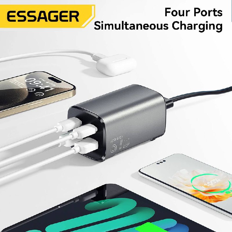 Chargeur USB Type-C Essager 67W GaNimage 4