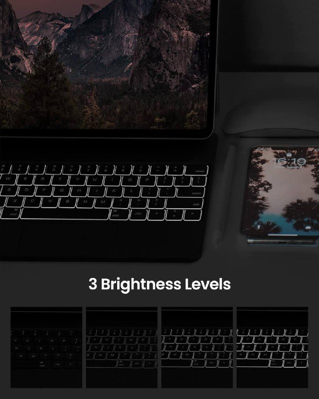 Clavier Pliable Essager Bluetooth iPad 12.9 Poucesimage 4