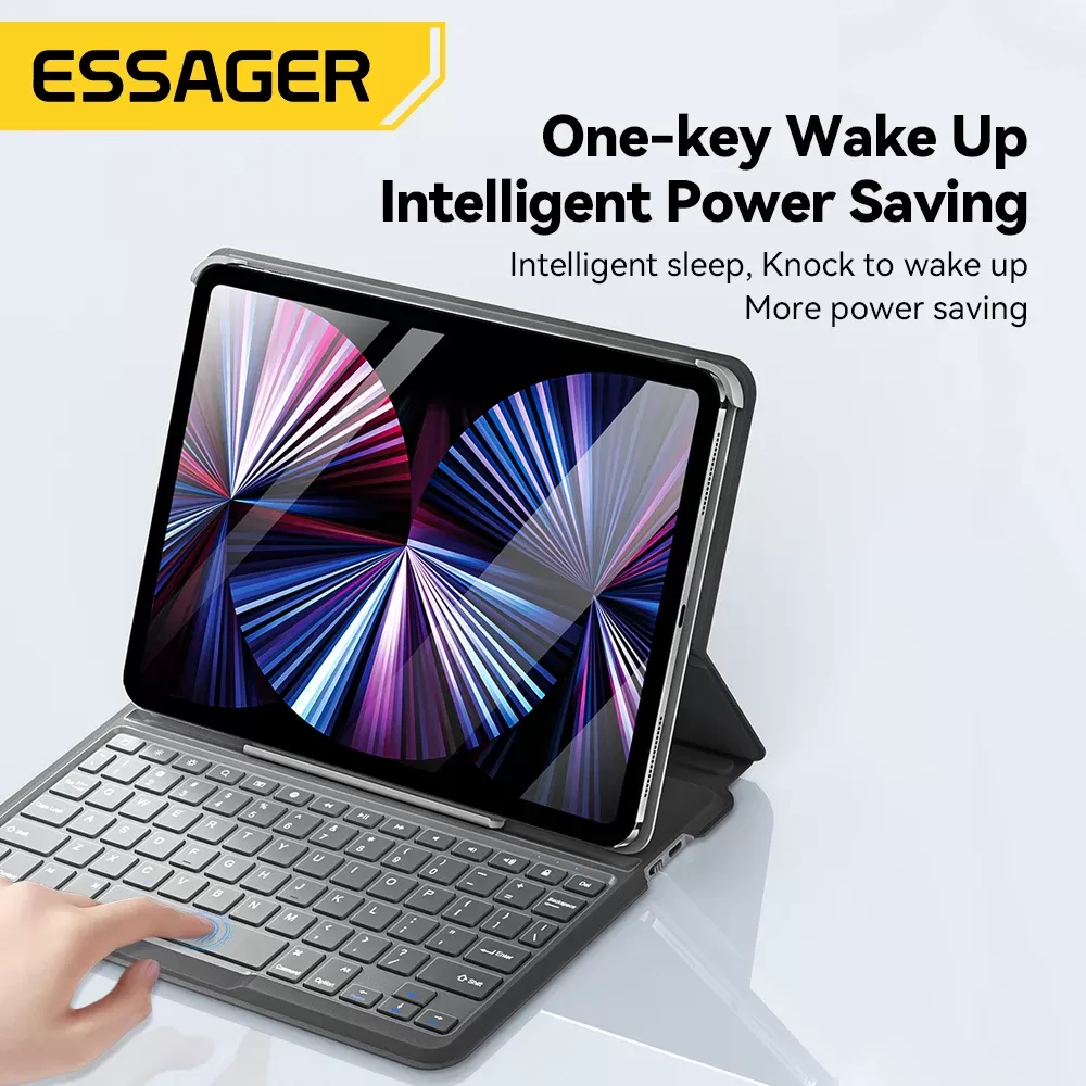 Clavier sans fil Bluetooth Essager pour iPad 10eimage-2