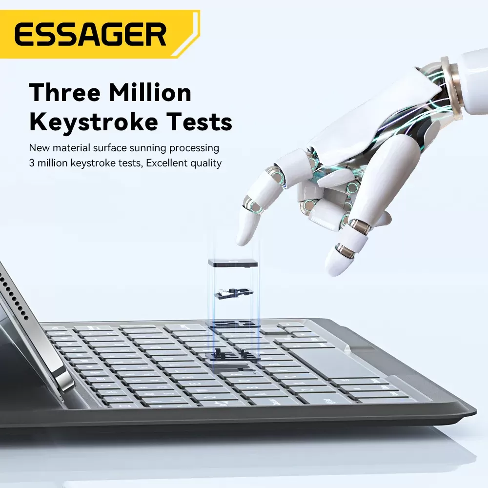 Clavier sans fil Bluetooth Essager pour iPad 10eimage 4