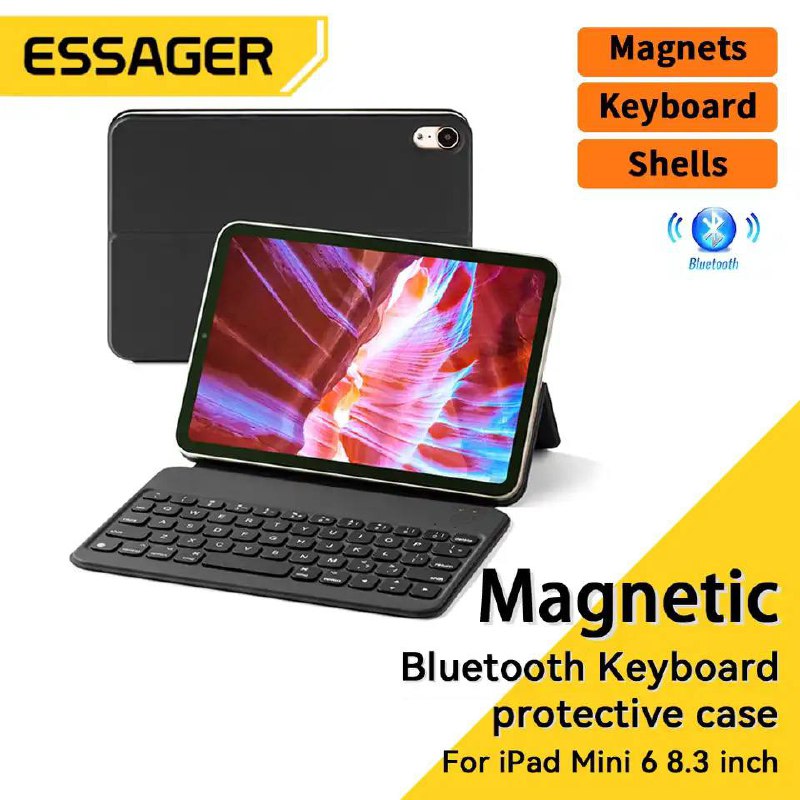 Clavier sans Fil Essager pour iPad Mini 6image-2