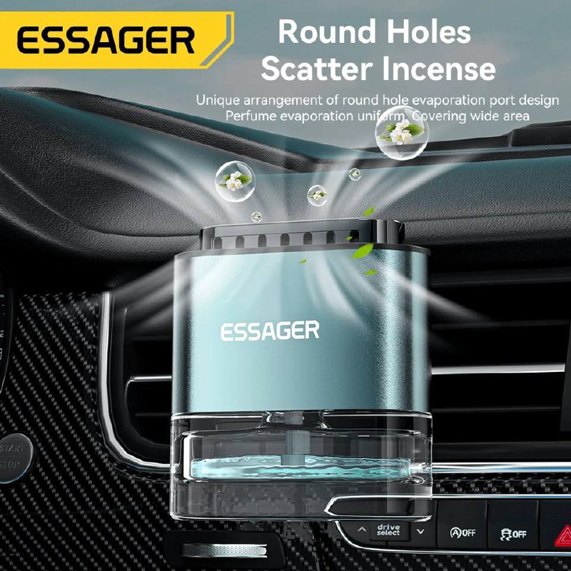 Désodorisant pour Sortie d'Air de Voiture ESSAGER.image 4