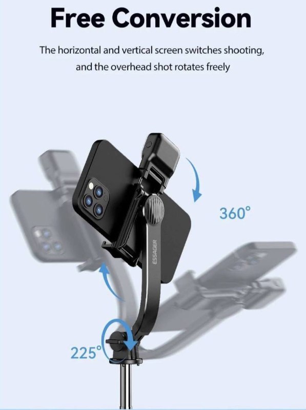 Essager Bâton de Selfie Bluetooth Pliable sans Filimage 4