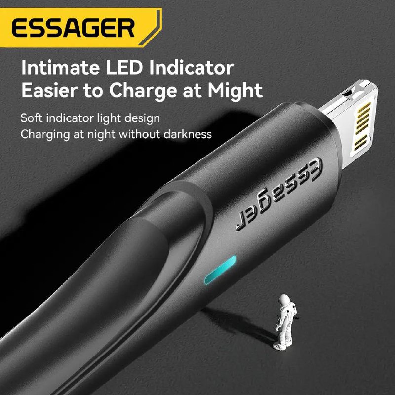 Essager Câble USB Micro/Type-C/iPhone 3-en-1image-2