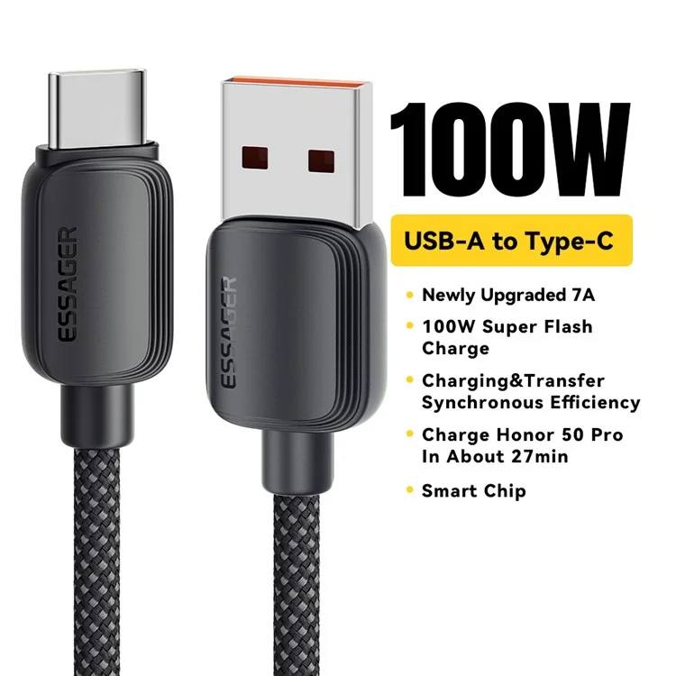 Essager Câble USB vers Type-C 100W image 1
