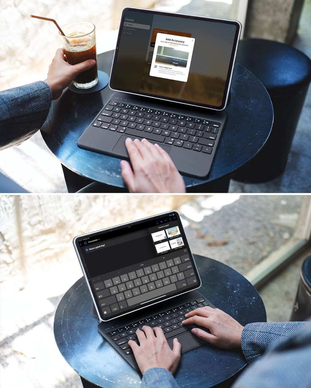  Mini clavier sans fil Bluetooth Essager pour iPad Pro image 3