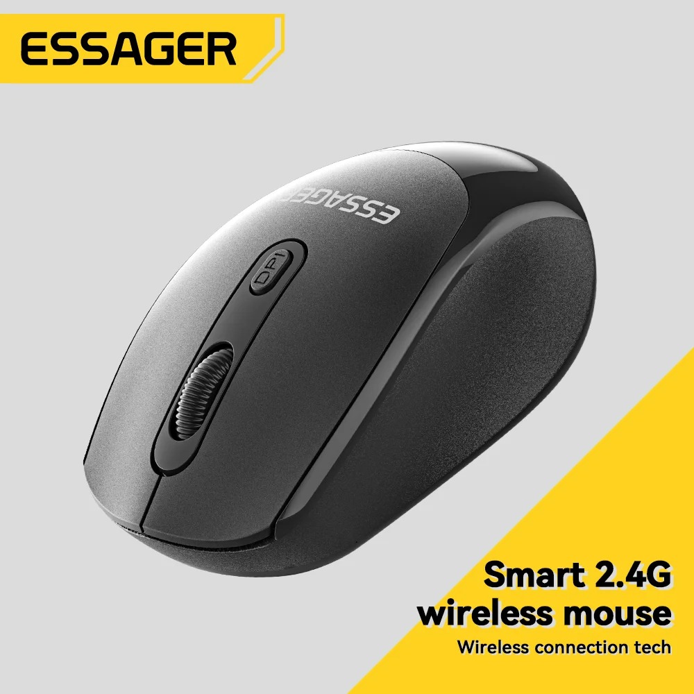 Souris Sans Fil Ergonomique Essager image 1