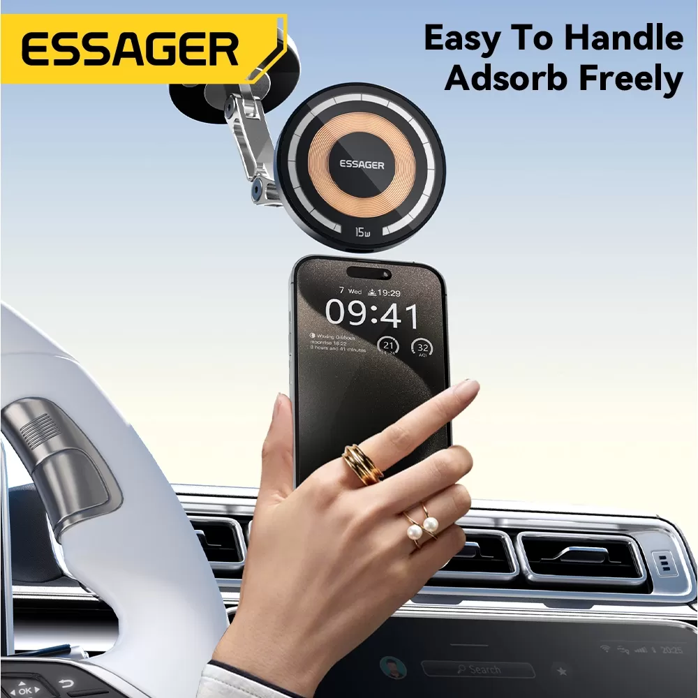 Support de Téléphone avec Charge Magnetique 15Wimage 4