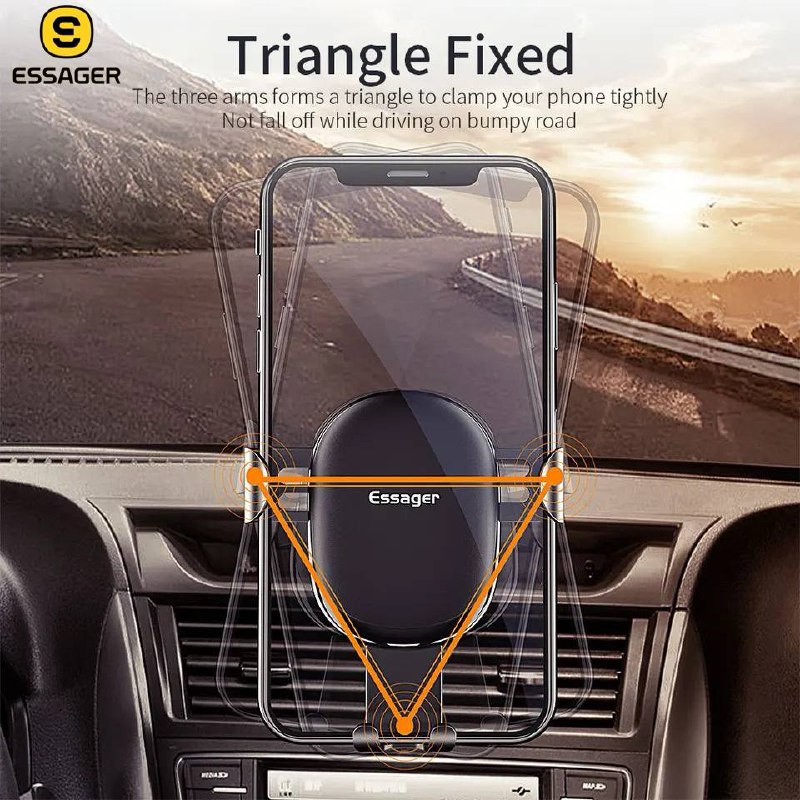 Support de Téléphone Essager Air Vent pour Voiture image 3