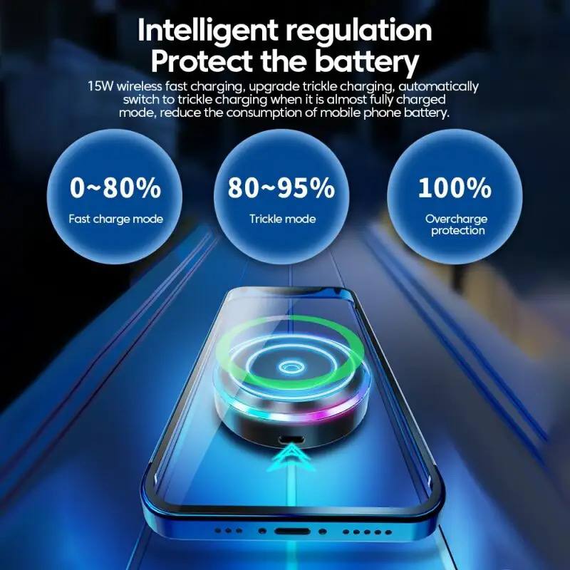 Support de Téléphone Magnétique Essager pour Voiture avec Charge sans filimage 4