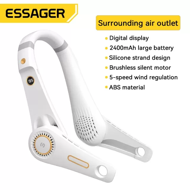 Ventilateur Portable Essager Rechargeable image-2