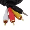 Câble Audio Mâle vers 3 RCA 1.5m image 1