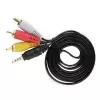Câble Audio Mâle vers 3 RCA 1.5m image 3