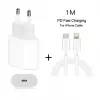 2 in 1 PD 18W Single 8 Pin Interface Travel Charger + 3A PD3.0 USB-C / Type-C to 8 Pin Fast Charge Data Cable Set, Cable Length: 1m(EU Plug) image 1