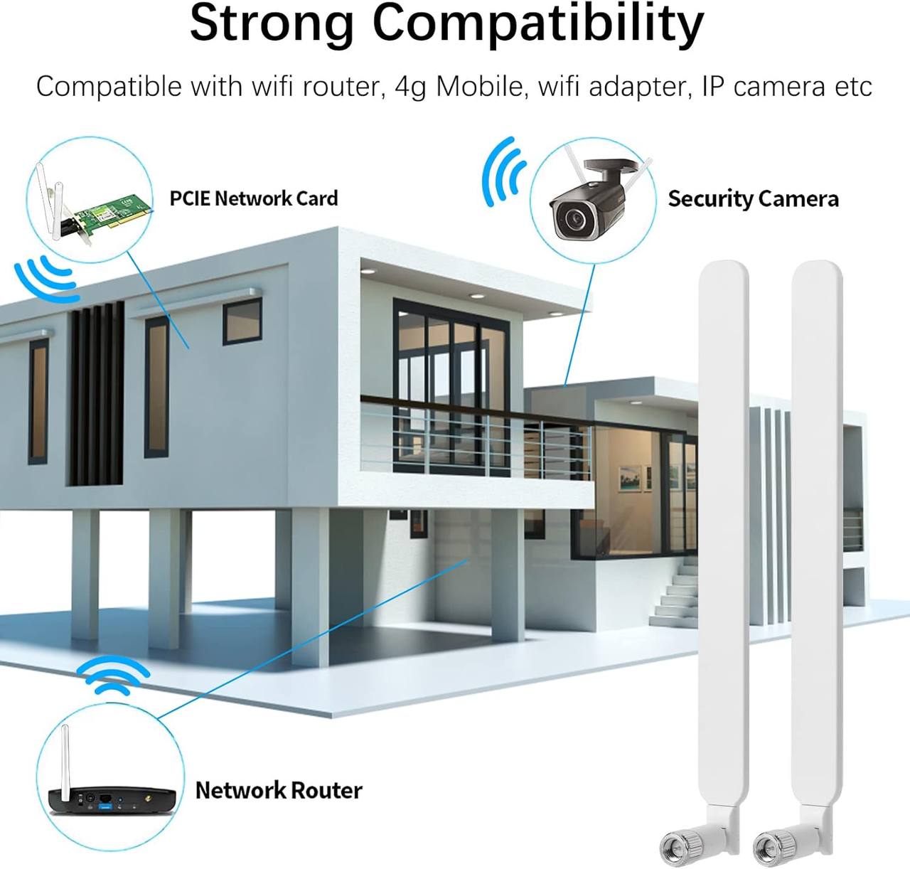 2 Pièces d'Antenne WiFi 4G LTEimage 4