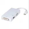 3 in 1 Mini DP Displayport to HDMI DVI VGA Adapter for MacBook Air Pro image 1