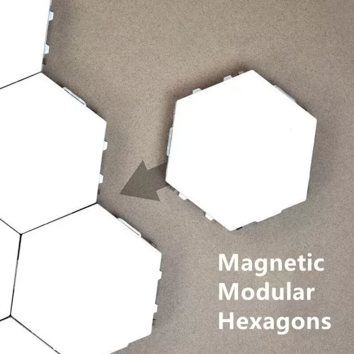 Lampe LED Hexagonale RGB Tactile image 3