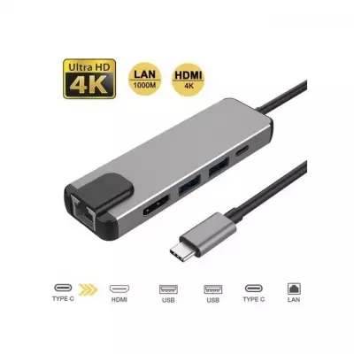 GENERALE - HUB USB Type C 5-en-1