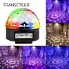 9 couleurs Disco Light Président MP3 Led Disco Ball Lampe RGB scène Lampe DJ Projecteur laser Lecteur de musique Xmas Party Lumières (Avec) LANGL. 0 out of 5image-2