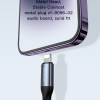 Adaptateur Audio Yesido YAU37 Lightning vers Jack 3,5 mm (Noir)image 4