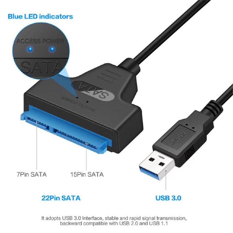 Adaptateur Câble USB SATA III Vers USB 3.0image-2